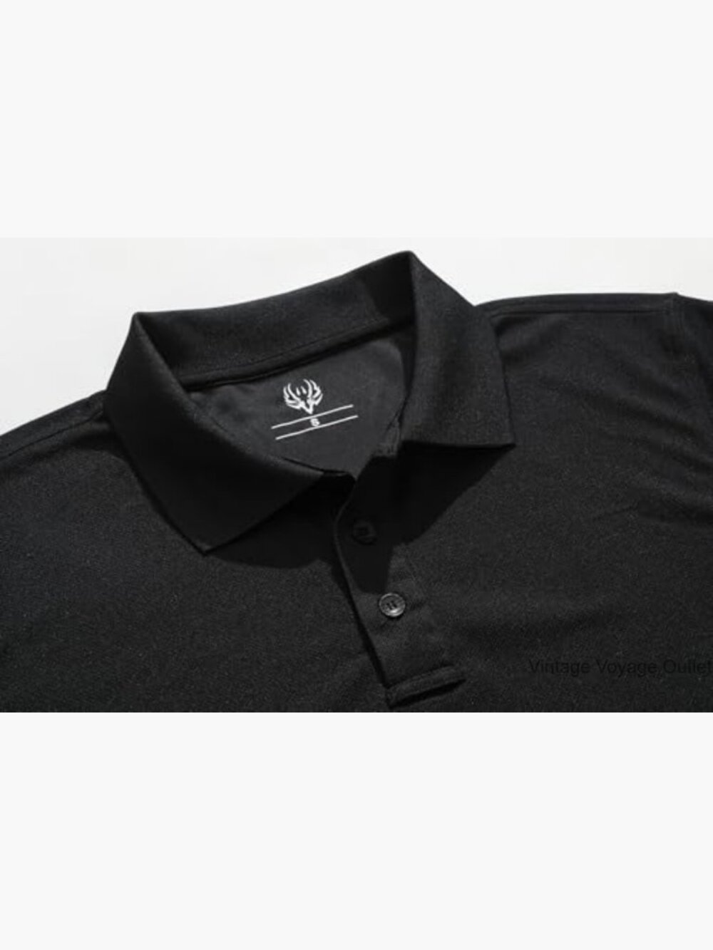 Men's Quick-Dry Performance Polo Shirt Short Sleeve Collared Golf Tennis - Picture 4 of 6